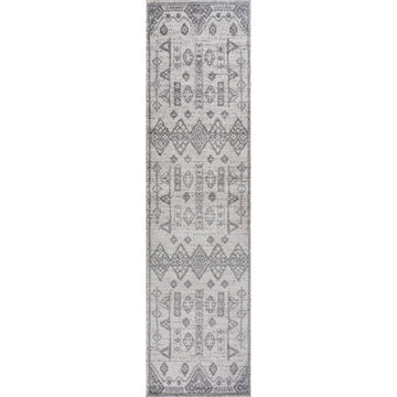Idris Tribal Diamond Geometric Area Rug